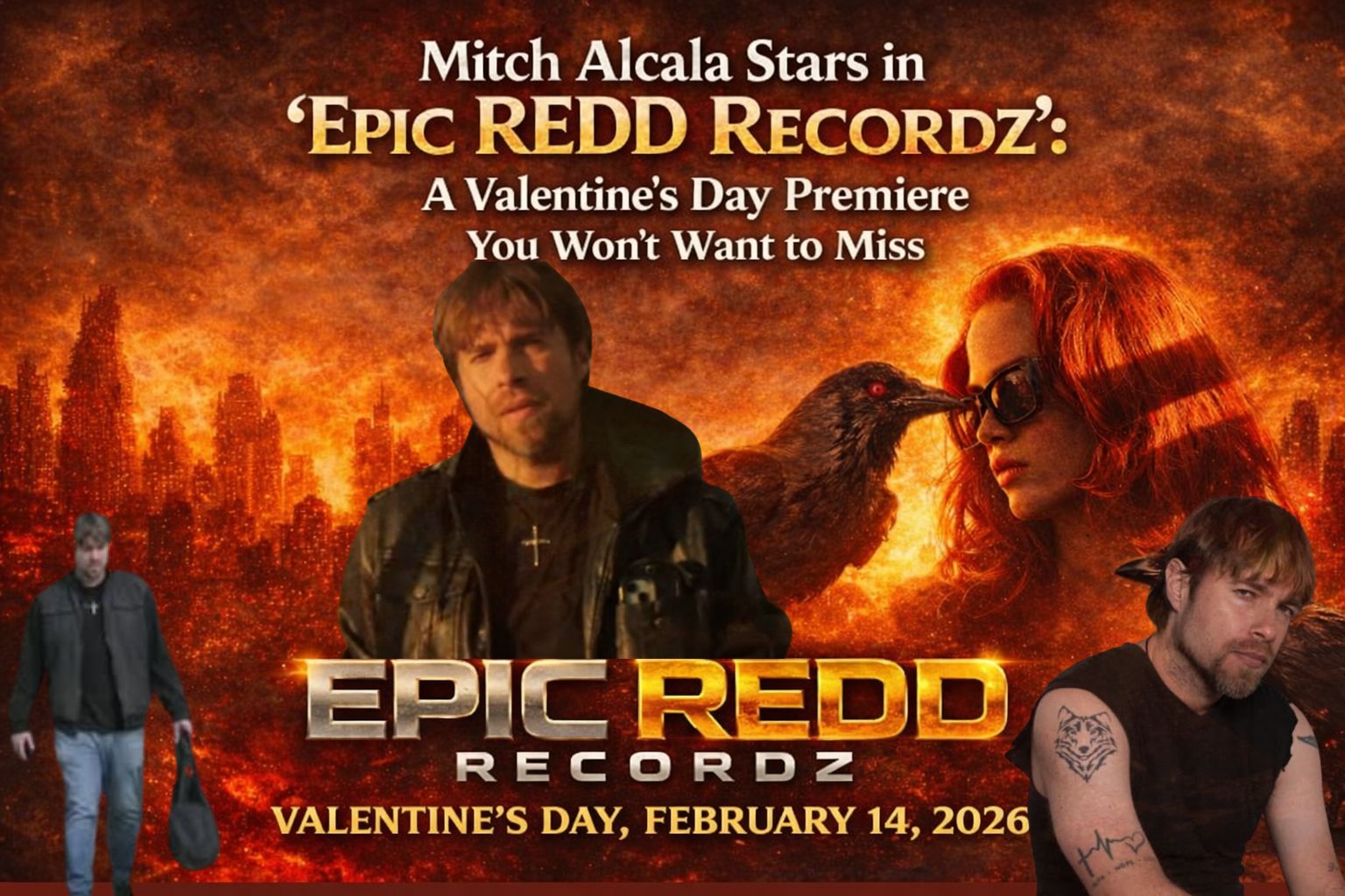 Mitch Alcala Stars in “Epic REDD Recordz”: A Valentine’s Day Premiere You Won’t Want to Miss!